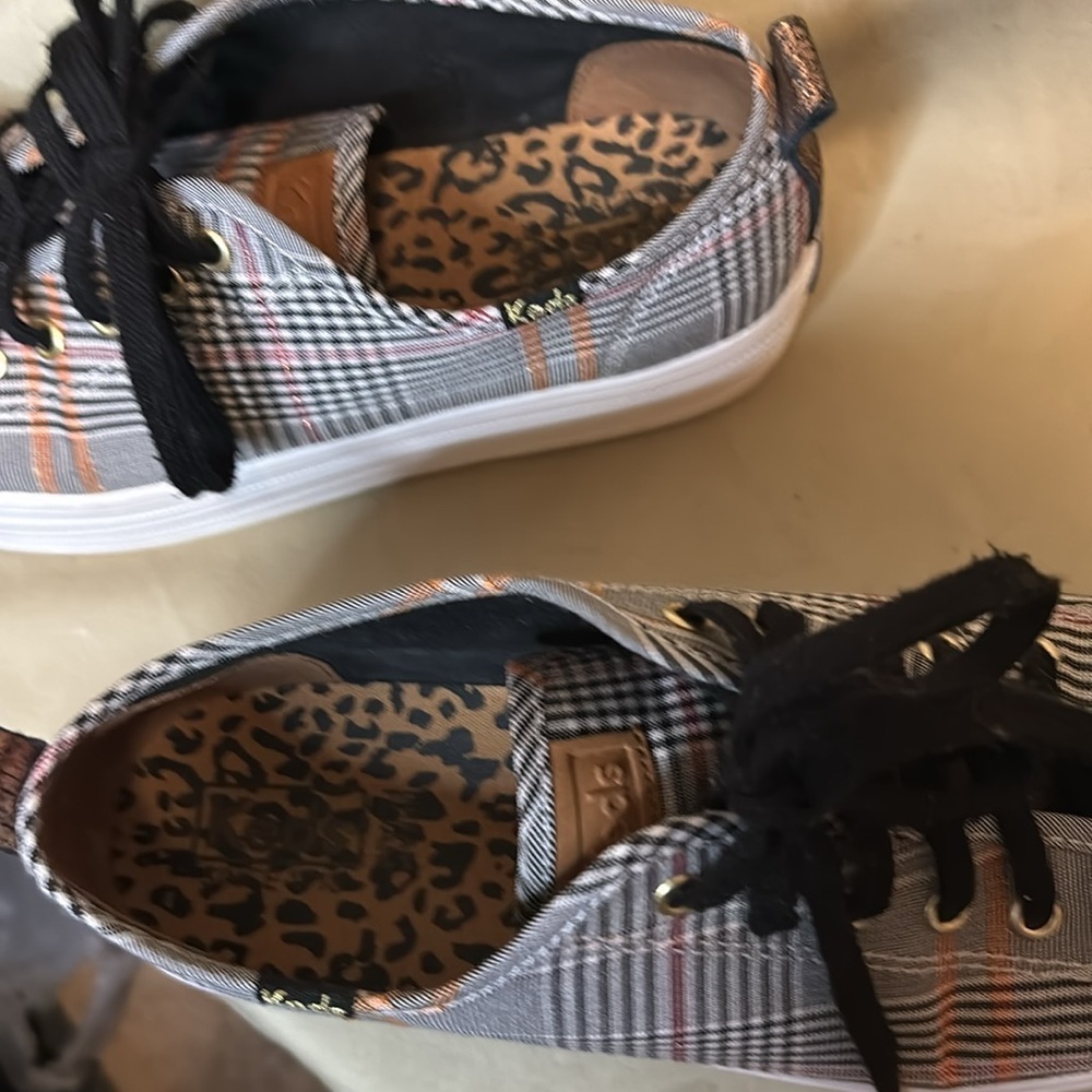 KEDS Triple Up plaid sneakers excellent condition super cute! Size 8.5 - Picture 6 of 15